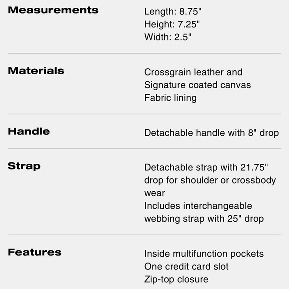 NEW Coach Leather Crossbody Hobo Bag in Chalk - Picture 11 of 12